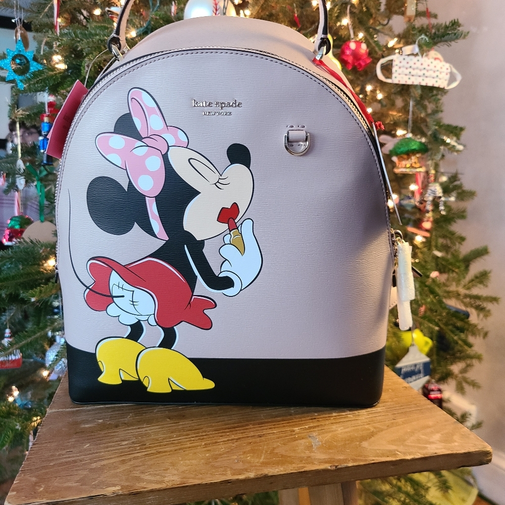 NWT Kate Spade Minnie Mouse Backpack Purse Disney